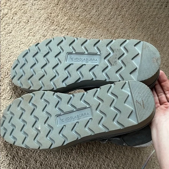 UGG Koolaburra Gray Suede fleece lined Boots - Picture 13 of 13